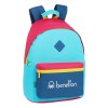 Mochila Benetton Para Portatil Colorines 33x15x42cm.