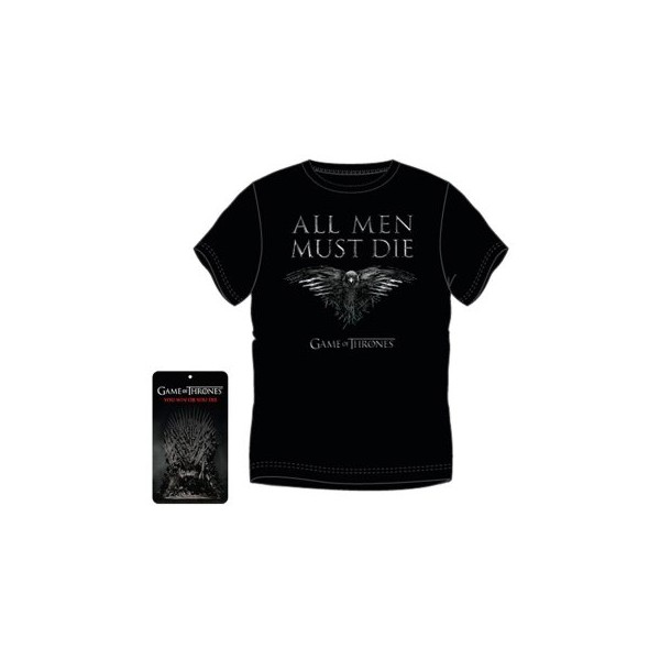 Camiseta Adulto Juego De Tronos All Men Must Die Talla XL